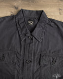 orSlow Utility Short Sleeve Shirt Jacket - Navy