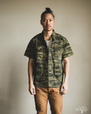 Utility Short Sleeve Shirt Jacket - Tiger Camo