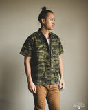 Utility Short Sleeve Shirt Jacket - Tiger Camo