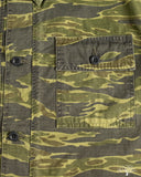 Utility Short Sleeve Shirt Jacket - Tiger Camo