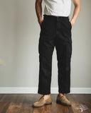 orSlow Vintage Fit 6 Pocket Cargo Pants - Black Stone