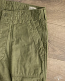 orSlow Vintage Fit Fatigue Pants - Dark Olive