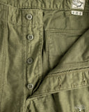 orSlow Vintage Fit Fatigue Pants - Dark Olive