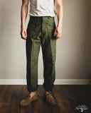 orSlow Vintage Fit Fatigue Pants - Dark Olive
