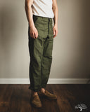 orSlow Vintage Fit Fatigue Pants - Dark Olive