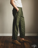 orSlow Vintage Fit Fatigue Pants - Dark Olive