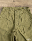 orSlow Vintage Fit Fatigue Pants - Herringbone Army Green
