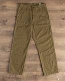 orSlow Vintage Fit Fatigue Pants - Herringbone Army Green