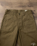 orSlow Vintage Fit Fatigue Pants - Herringbone Army Green