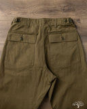 orSlow Vintage Fit Fatigue Pants - Herringbone Army Green
