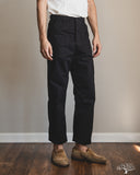 orSlow Vintage Fit Fatigue Pants - Herringbone Black