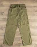 orSlow Wide Fit French Work Pants - Army Green