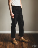 orSlow Wide Fit French Work Pants - Black