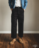 orSlow Wide Fit French Work Pants - Black