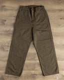 orSlow Wide Fit French Work Pants - Coffee Brown