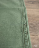 orSlow Women's Short Length Fatigue Pants - Green Used Wash