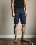 Pure Blue Japan 10oz Double Pocket Worker Shorts - Dark Indigo