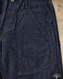 Pure Blue Japan 10oz Double Pocket Worker Shorts - Dark Indigo
