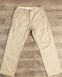 Pure Blue Japan 1192-BE Wide Fit Dry Touch Chino Trousers - Beige