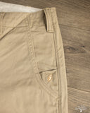 Pure Blue Japan 1192-BE Wide Fit Dry Touch Chino Trousers - Beige