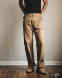 Pure Blue Japan 1192-DCA Wide Fit Dry Touch Chino Trousers - Dark Camel