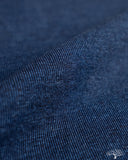 Pure Blue Japan 11oz Super Heavyweight Jersey Henley Sweatshirt - Indigo