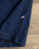 Pure Blue Japan 11oz Super Heavyweight Jersey Raglan Sweatshirt - Indigo