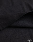 Pure Blue Japan 11oz Super Heavyweight Jersey Raglan Sweatshirt - Indigo Overdyed Black