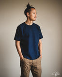 Pure Blue Japan 11oz Super Heavyweight Jersey Raglan T-Shirt - Indigo