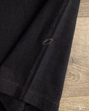 Pure Blue Japan 11oz Super Heavyweight Jersey T-Shirt - Indigo Overdyed Black
