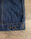 Pure Blue Japan 14.5oz Waterfall Type 2 Denim Jacket - Dark