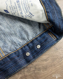 Pure Blue Japan 14.5oz Waterfall Type 2 Denim Jacket - Dark