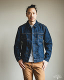 Pure Blue Japan 14.5oz Waterfall Type 2 Denim Jacket - Dark