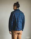 Pure Blue Japan 14.5oz Waterfall Type 2 Denim Jacket - Dark