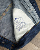 Pure Blue Japan 14.5oz Waterfall Type 2 Denim Jacket - Dark