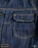 Pure Blue Japan 14.5oz Waterfall Type 2 Denim Jacket - Dark
