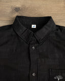 Jacquard Boro Patchwork Shirt - Double Black
