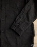 Jacquard Boro Patchwork Shirt - Double Black