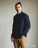 Pure Blue Japan Jacquard Boro Patchwork Shirt - Double Indigo