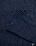 Pure Blue Japan Long-Sleeve Jersey Crew Neck Tee - Dark Indigo