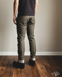 Pure Blue Japan 1170-2-OLV Sashiko Pants Relaxed Taper - Olive x Olive