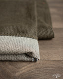 Pure Blue Japan 1170-2-OLV Sashiko Pants Relaxed Taper - Olive x Olive