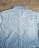 Pure Blue Japan Selvedge Chambray Double Pocket Shirt - Indigo Used Wash