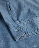 Pure Blue Japan Selvedge Chambray Double Pocket Shirt - Indigo Used Wash