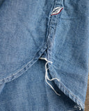 Pure Blue Japan Selvedge Chambray Double Pocket Shirt - Indigo Used Wash