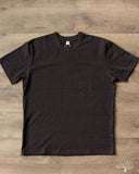 Pure Blue Japan Slub Jersey Crew Neck Tee - Black