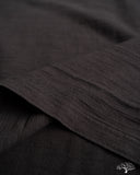 Pure Blue Japan Slub Jersey Crew Neck Tee - Black