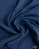 Pure Blue Japan Slub Jersey Crew Neck Tee - Indigo