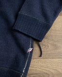 Pure Blue Japan Yarn Dyed Indigo Knit Hoodie