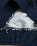 Pure Blue Japan Yarn Dyed Indigo Knit Hoodie